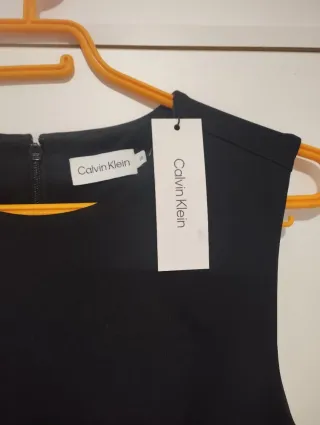 Vestido Calvin Klein Negro y Blanco
