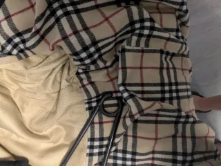 Chaqueta Burberry Vintage Negra Beige Hombre