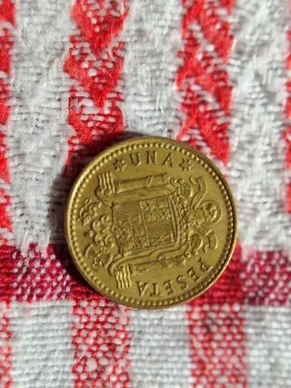 Monedas 1 Peseta 1966, 1975, 1980