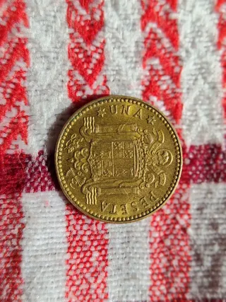 Monedas 1 Peseta 1966, 1975, 1980