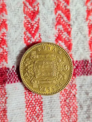 Monedas 1 Peseta 1966, 1975, 1980