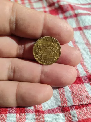 Monedas 1 Peseta 1966, 1975, 1980