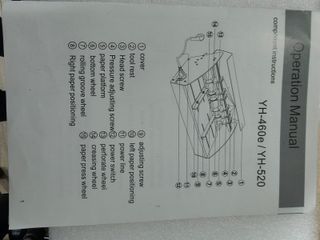 Plegadora Papel Eléctrica Vevor 460mm