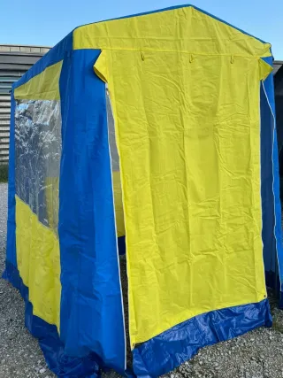 Tienda Cocina Azul y Amarilla