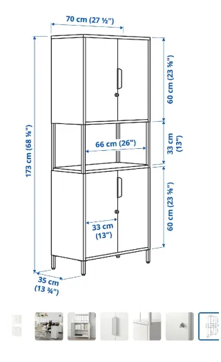 Armario Trotten Ikea Blanco