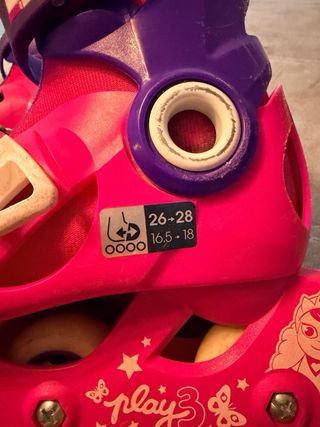 Patines Oxelo niña talla 26-28