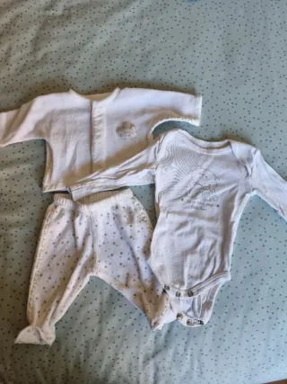 Ropa prematuro: conjunto 3 piezas