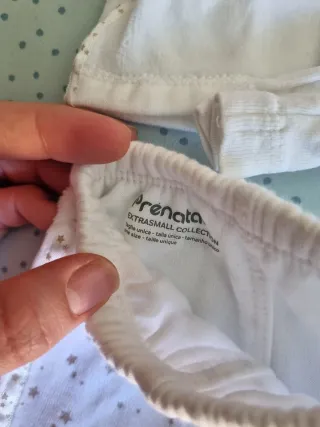 Ropa prematuro: conjunto 3 piezas