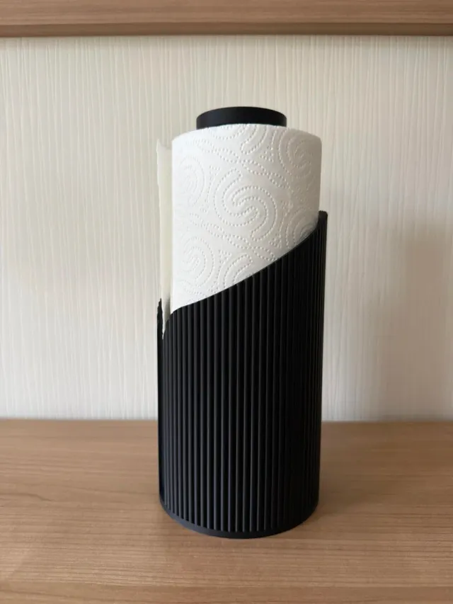 Portarrollos Cocina Negro