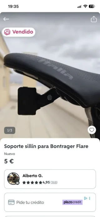 Soporte Luz Bontrager Flare RT