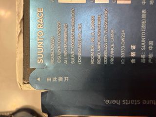 Reloj Suunto Race Negro/Azul,