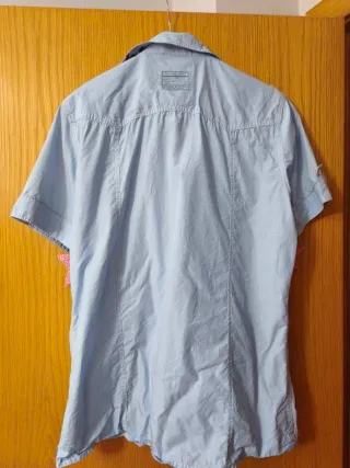 Camisa Pepe Jeans manga corta azul Talla L
