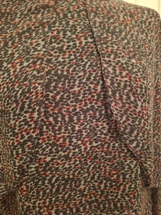 Blusa estampada manga larga