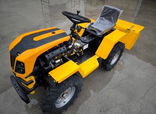 Mini tractor T20 4x4 articulado + rotavator kubota