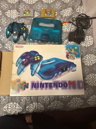 Nintendo 64 Trasparente Blu/Verde