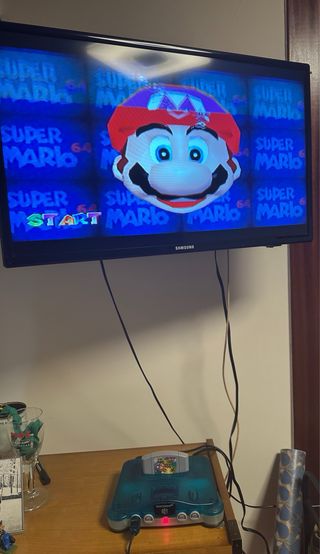 Nintendo 64 Trasparente Blu/Verde