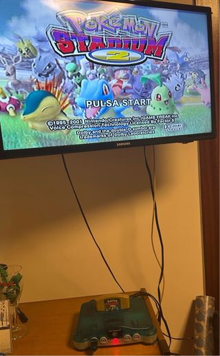 Nintendo 64 Trasparente Blu/Verde