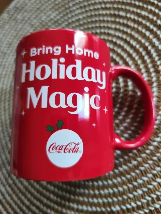 Taza Coca Cola Roja Holiday Magic