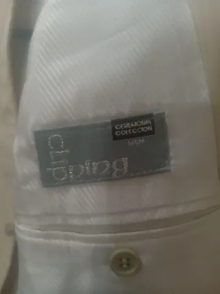 Camisa de Novio Italiana Seda Beige