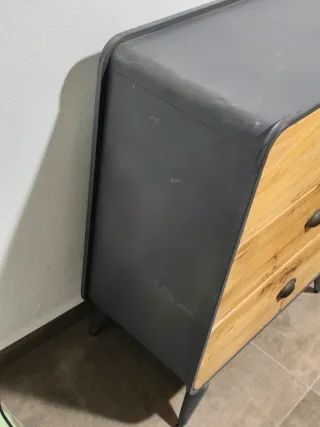 Comoda industrial madera y metal Maison du Monde