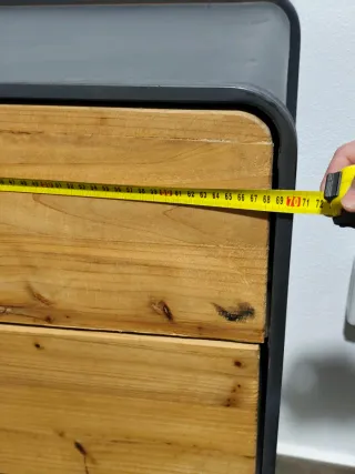 Comoda industrial madera y metal Maison du Monde