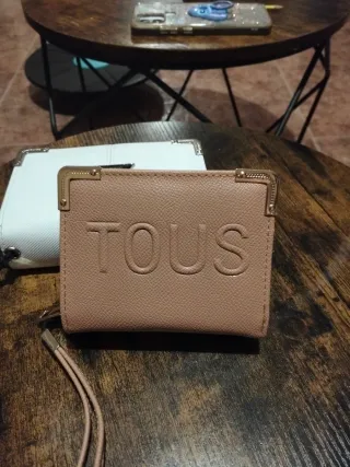 Cartera tou.s Beige y Blanca