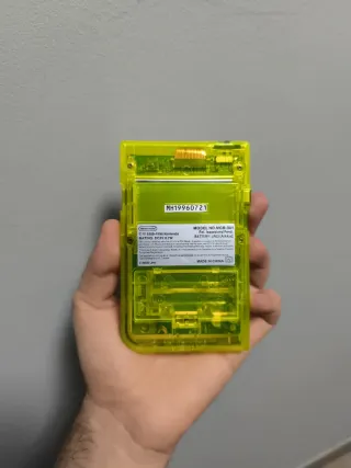 Nintendo Game Boy Pocket Giallo Trasparente