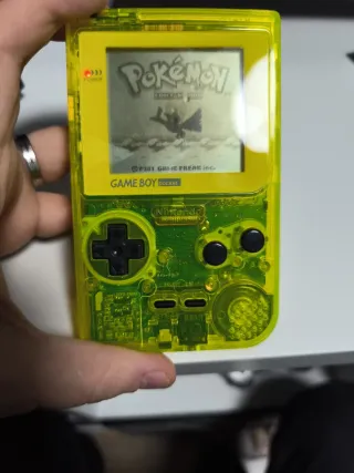 Nintendo Game Boy Pocket Giallo Trasparente