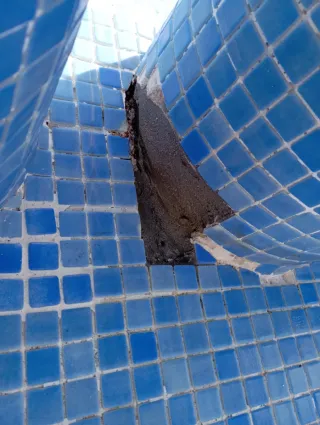 Reparación general de piscinas - Azulejos y piedra