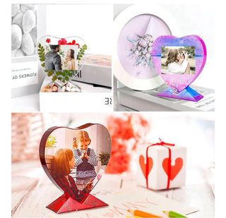 Molde Corazón con Pie para Resina