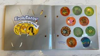 Caderneta Pokémon Tazos 3 + Tazos