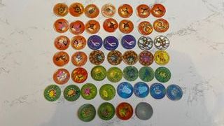 Caderneta Pokémon Tazos 3 + Tazos