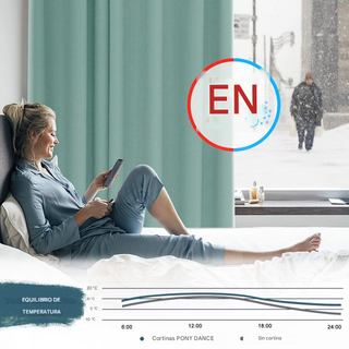 Juego 2 Cortinas Opacas Verano 245x140