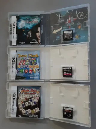 Lote 3 Juegos Nintendo DS: Jewel Match, Mah Jong,