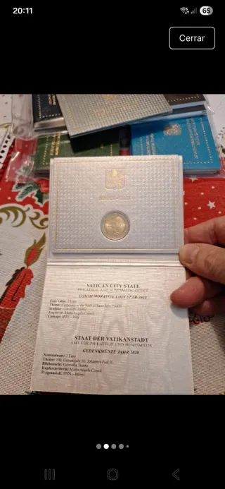 Vaticano 2020. 2 € Conmemorativos. Juan Pablo II