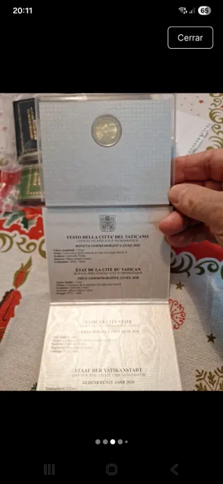 Vaticano 2020. 2 € Conmemorativos. Juan Pablo II