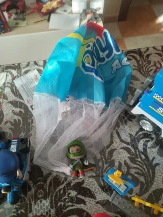 Lote Pinypon: Coche Policía y Figuras