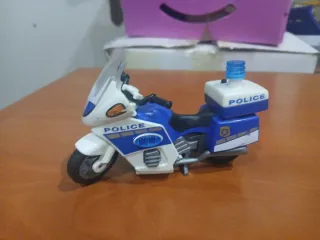 Moto Policía Playmobil