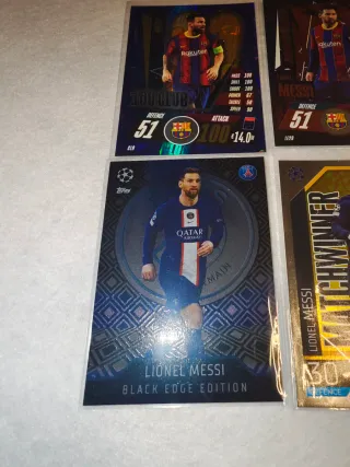Lote 4 Cromos Lionel Messi Topps
