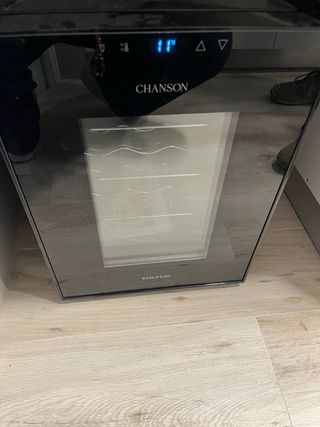 Oferton!! Vinoteca negra 12 botellas