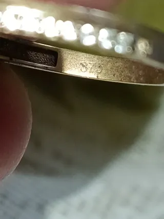 Anillo Oro Compromiso Circonita 9 kilates