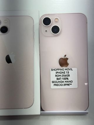 iPhone 13 256GB Rosa Segunda Mano perfecto estado