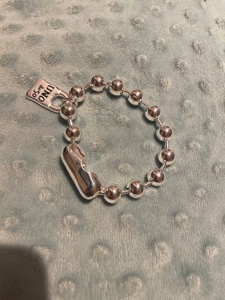 Pulsera bisuteria plateada