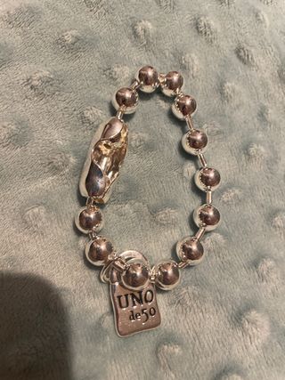 Pulsera bisuteria plateada