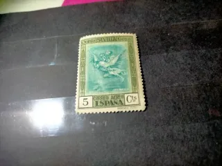 Sello España 1930 Goya Correo Aéreo 5 Cts