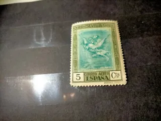 Sello España 1930 Goya Correo Aéreo 5 Cts