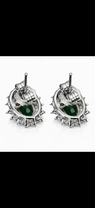 Pendientes de esmeraldas