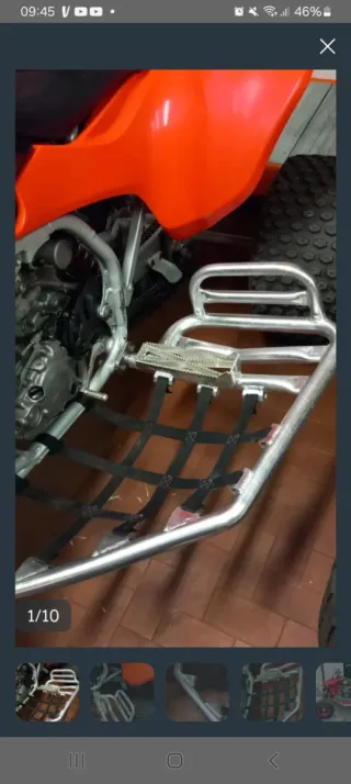 Nerf bar Trx 450 dimensioni  80 cm 60cm x 50 cm