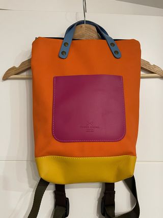 Mochila Daniel Chong Naranja y Amarilla