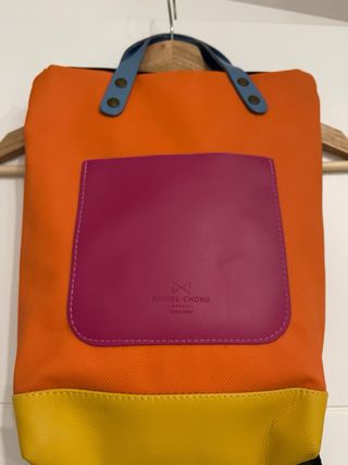 Mochila Daniel Chong Naranja y Amarilla